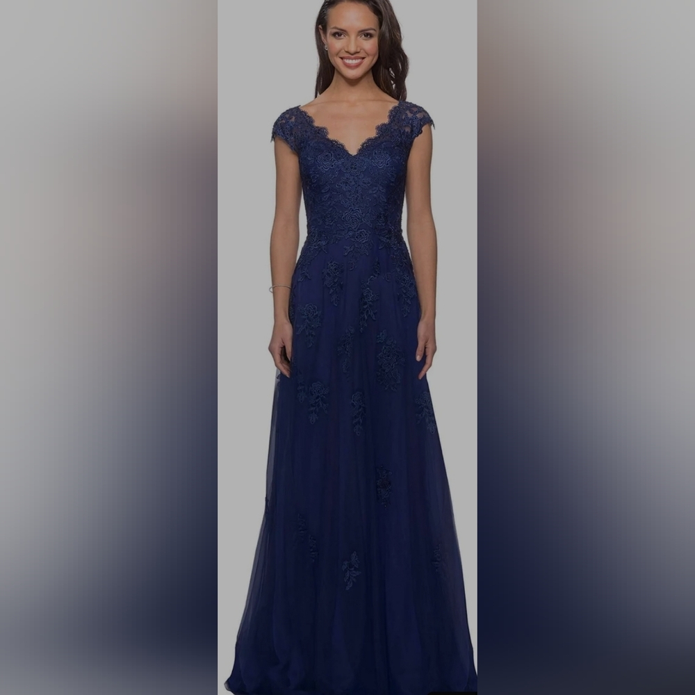 La Femme 26942 Dress Marine-Blue / 8